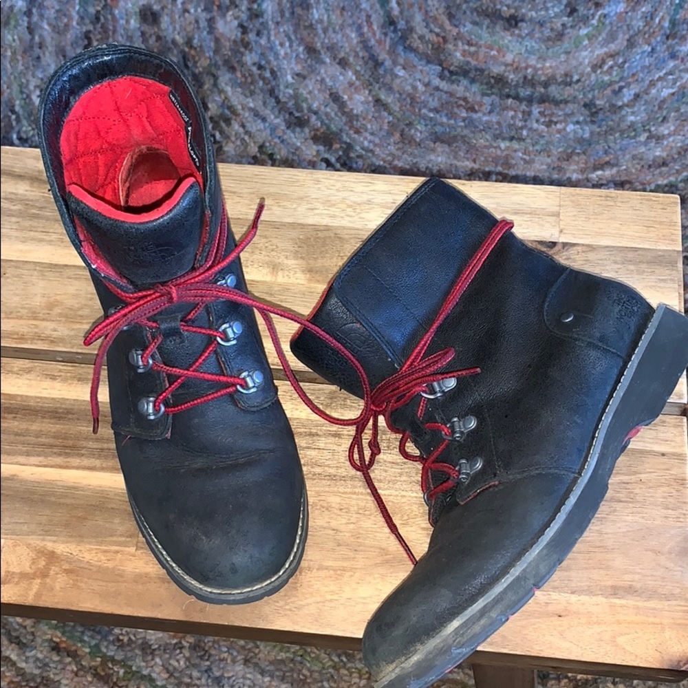 Black and Red Women's Boots
